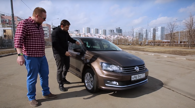 Тест Volkswagen polo sedan 2015 года